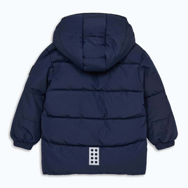 Kurtka ocieplana dziecięca LEGO Lwjojo 703 dark navy 2
