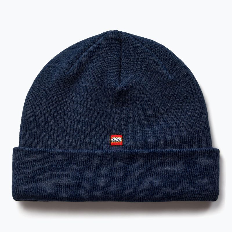 Czapka zimowa dziecięca  LEGO Lwantony 710 dark navy/blue 2