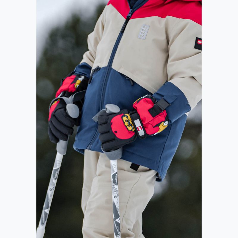 Rękawiczki dziecięce LEGO Lwagan 811 black 8