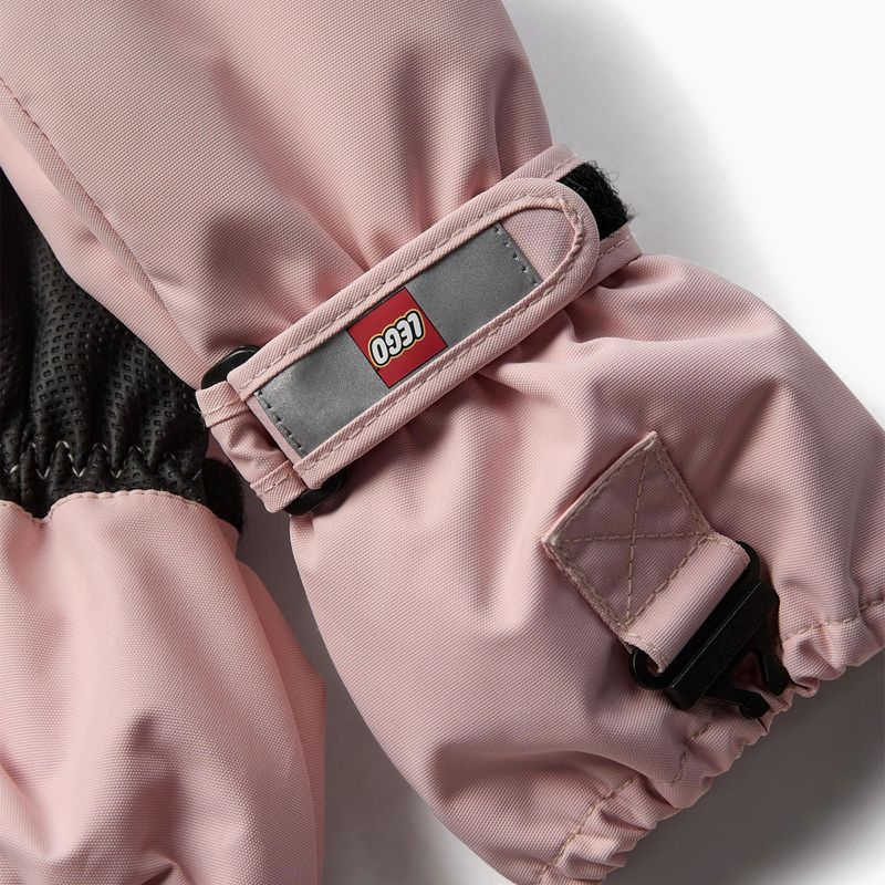 Rękawice narciarskie dziecięce  LEGO Lwatlin 706 light pink 4