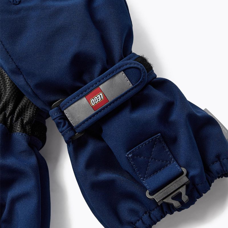 Rękawice narciarskie dziecięce LEGO Lwazun 705 2023 dark blue 4