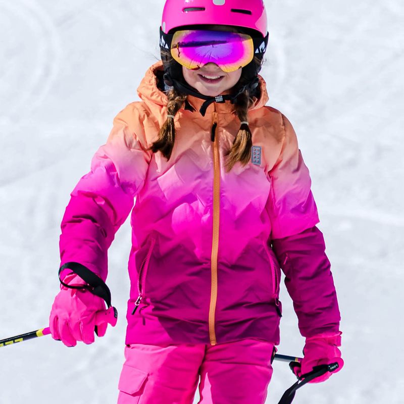 Kurtka narciarska dziecięca LEGO Lwjested 709 pink 6