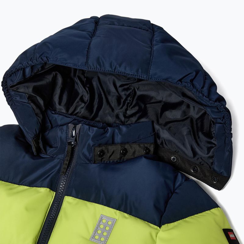 Kurtka dziecięca LEGO Lwjipe 705 dark navy/lime 3