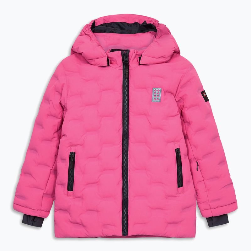 Kurtka narciarska dziecięca LEGO Lwjipe 706 pink