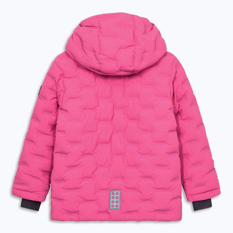Kurtka narciarska dziecięca LEGO Lwjipe 706 pink 2
