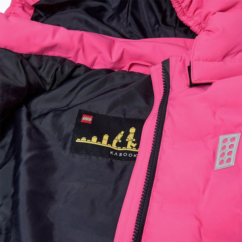 Kurtka narciarska dziecięca LEGO Lwjipe 706 pink 5