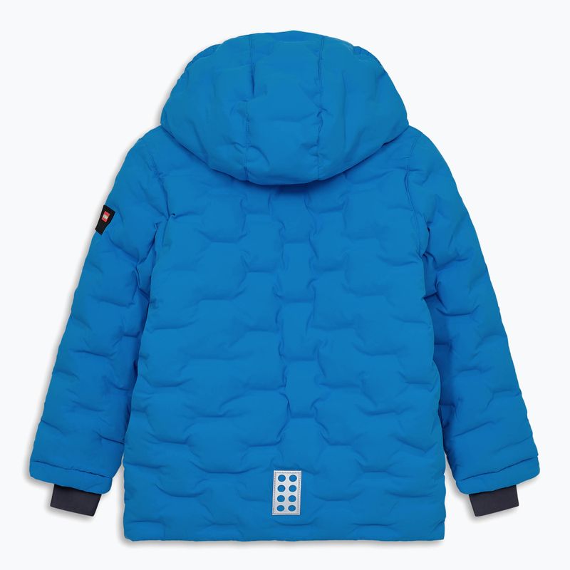 Kurtka narciarska dziecięca LEGO Lwjipe 706 blue/lime 2