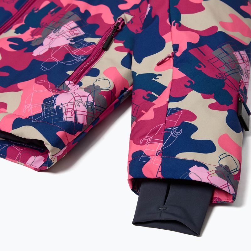 Kurtka narciarska dziecięca LEGO Lwjaz 808 fuchsia 5