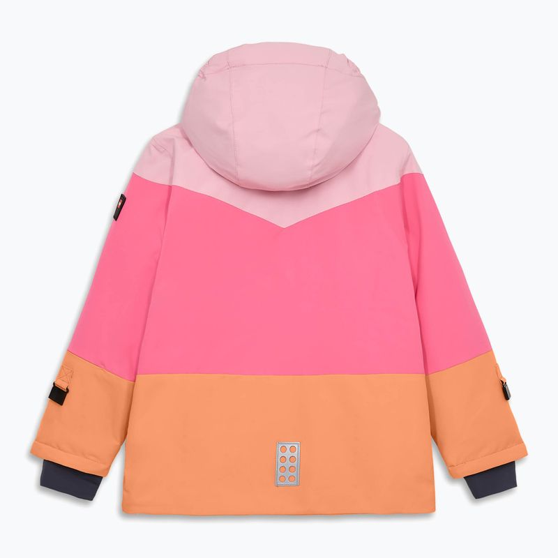 Kurtka narciarska dziecięca LEGO Lwjested 708 light orange 2