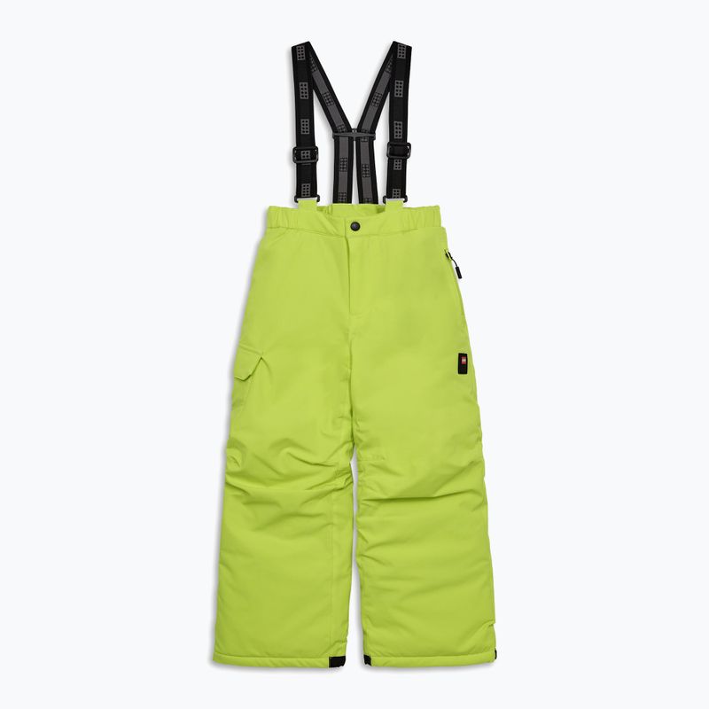 Spodnie narciarskie dziecięce LEGO Lwpayton 701 lime green