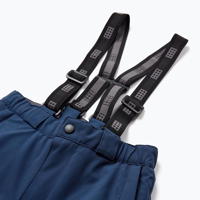 Spodnie narciarskie dziecięce LEGO Lwpowai 708 dark blue 3