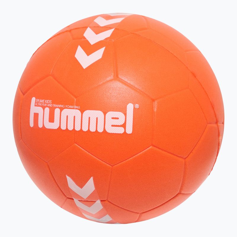 Piłka do piłki ręcznej dziecięca Hummel Spume Kids orange/white rozmiar 0