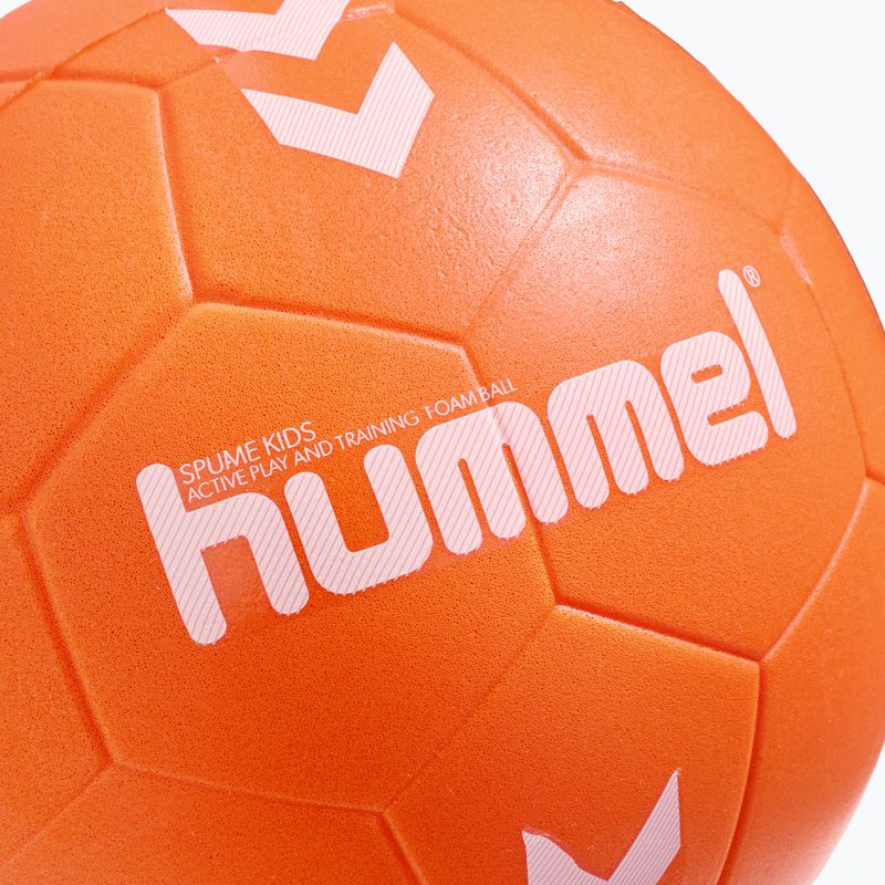 Piłka do piłki ręcznej dziecięca Hummel Spume Kids orange/white rozmiar 0 3