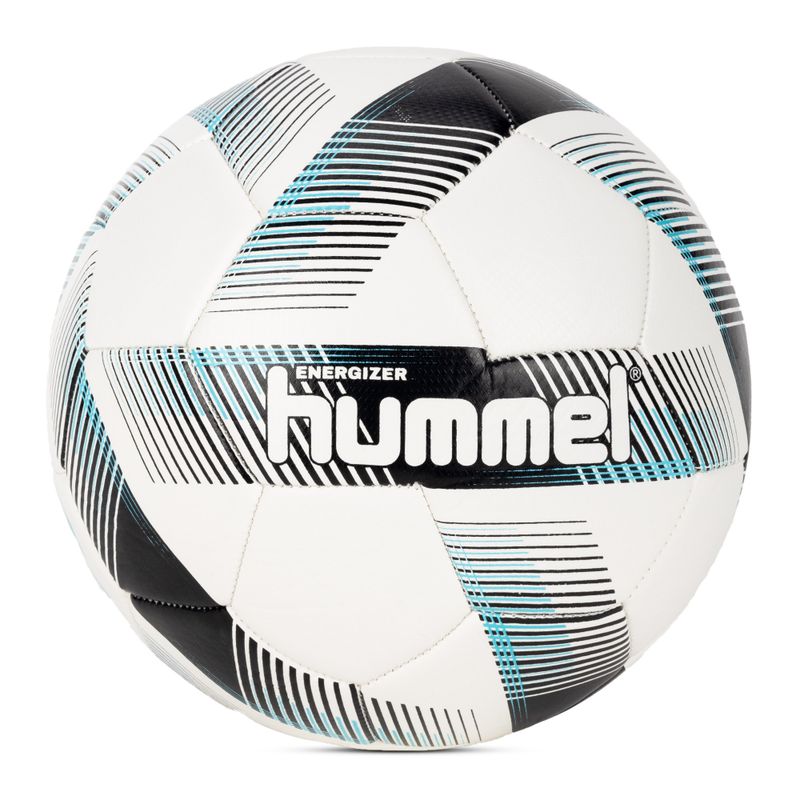 Piłka do piłki nożnej Hummel Energizer FB white/black/blue rozmiar 4