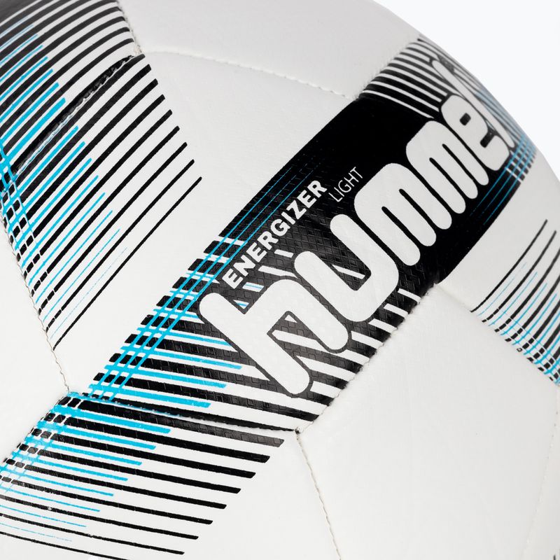 Piłka do piłki nożnej Hummel Energizer Light FB white/black/blue rozmiar 5 3