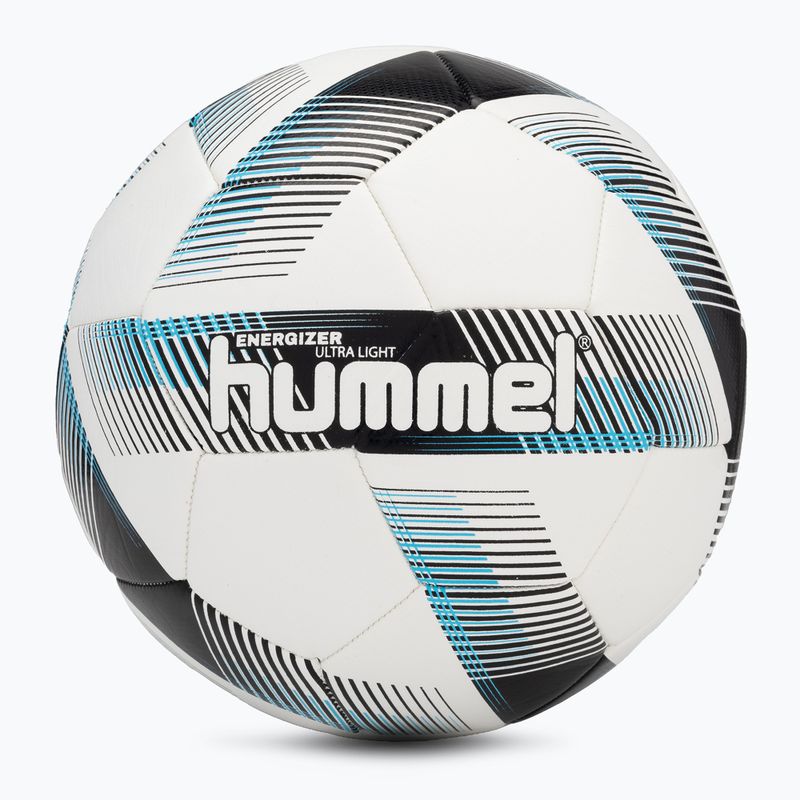 Piłka do piłki nożnej Hummel Energizer Ultra Light FB white/black/blue rozmiar 4