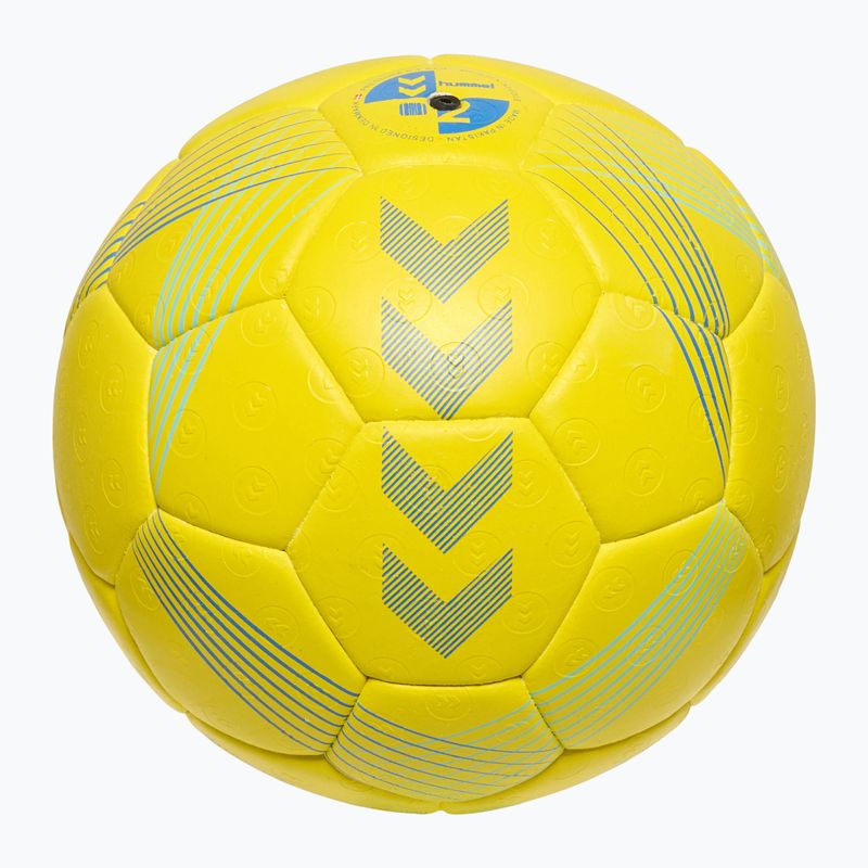 Piłka do piłki ręcznej Hummel Strom Pro HB yellow/blue/marine rozmiar 2 2