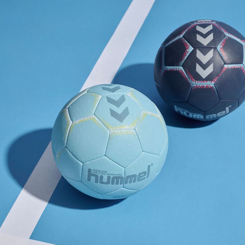Piłka do piłki ręcznej Hummel Energizer HB blue/white/yellow rozmiar 1 4