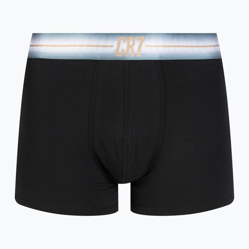 Bokserki męskie CR7 Basic Trunk 3 pary black/navy blue 2