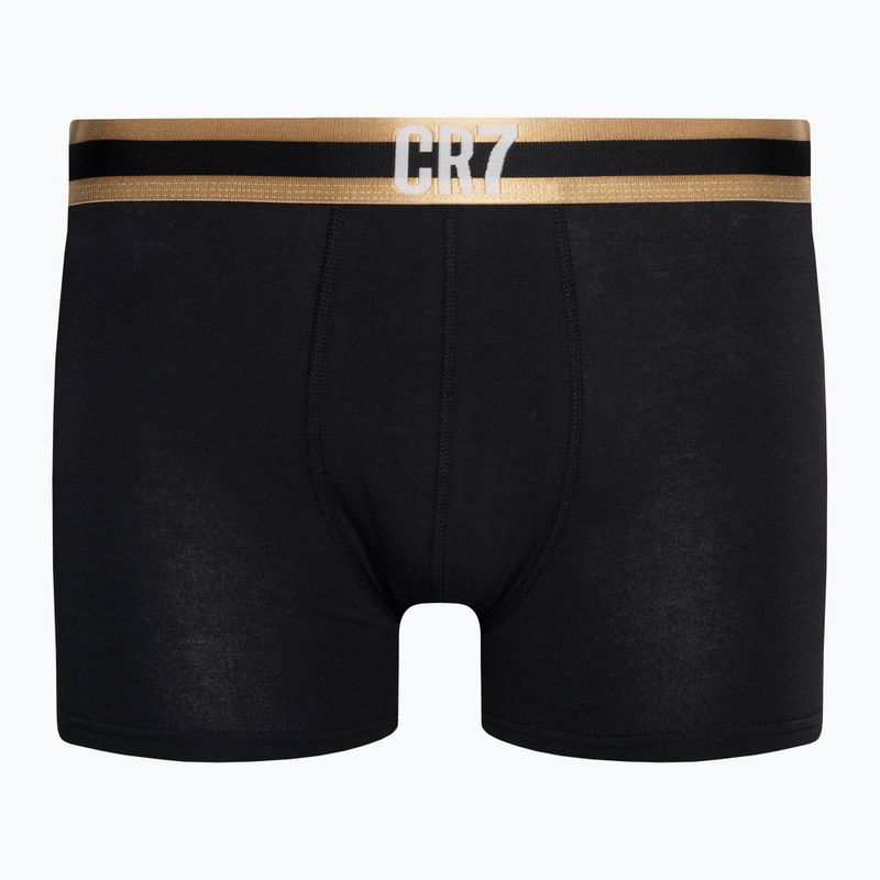 Bokserki męskie CR7 Basic Trunk 3 pary black/gold 2