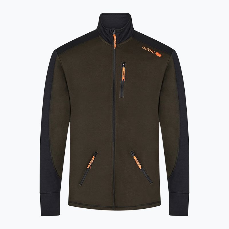 Bluza narciarska męska Dovre Midlayer Full Zip khaki 5