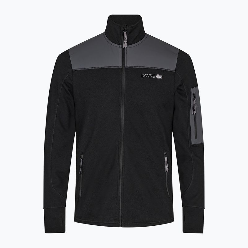 Bluza narciarska męska Dovre Outlayer Fleece Full Zip black