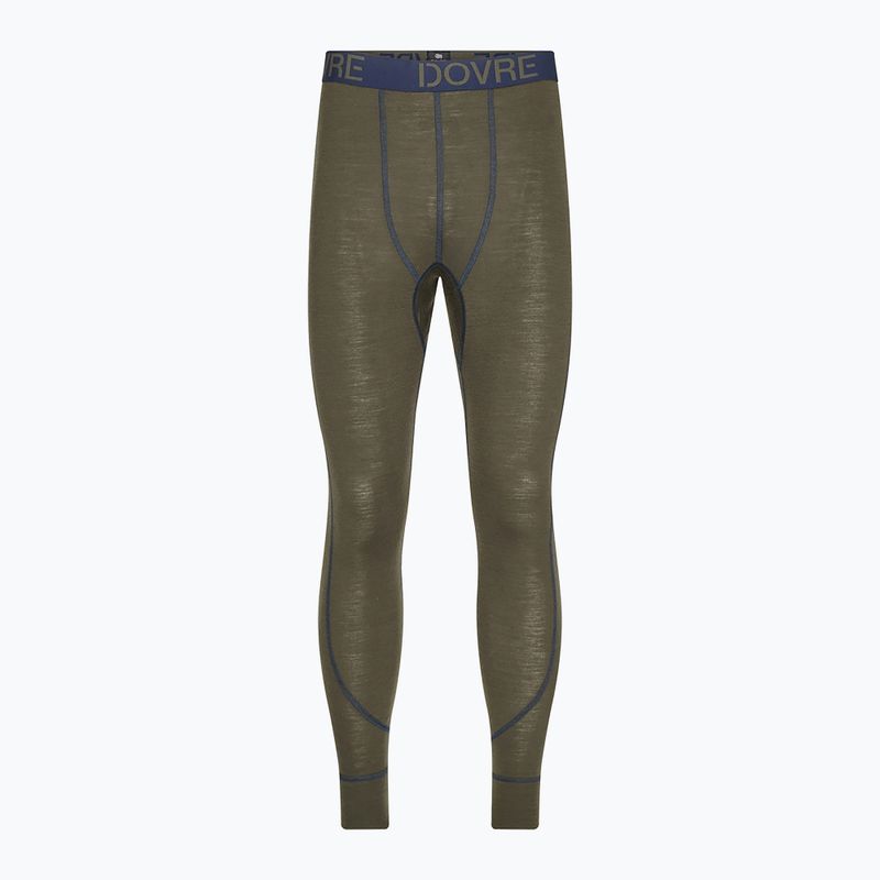 Spodnie termoaktywne męskie Dovre Active Wool Bottom khaki 2