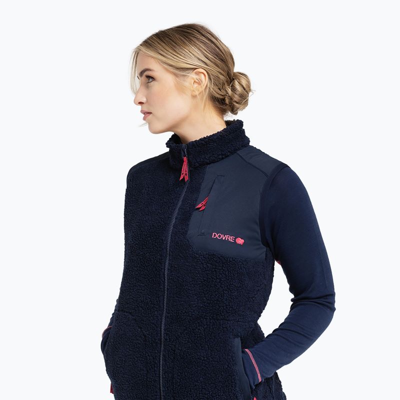 Bezrękawnik damski Dovre Teddy Fleece navy 2