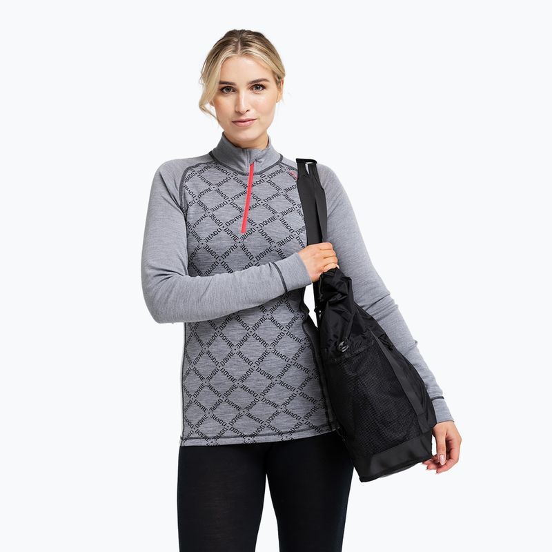 Bluza termoaktywna damska Dovre Half Zip Jacquard grey 4