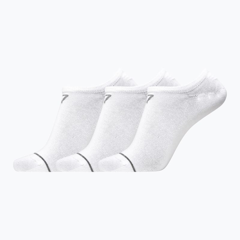 Skarpety męskie CR7 Footies 3 pary white