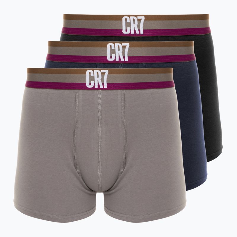 Bokserki męskie CR7 Basic Trunk 3 pary 704 multicolour