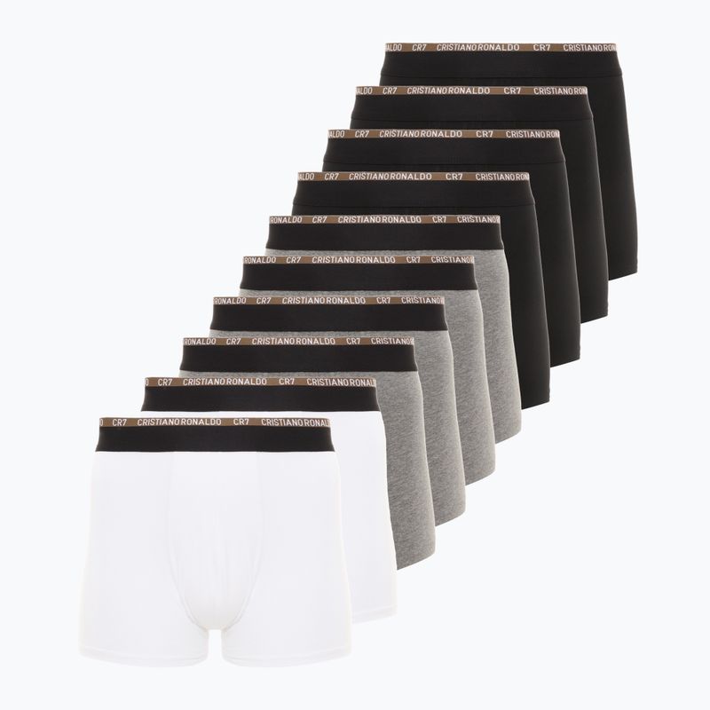 Bokserki męskie CR7 Basic Trunk 10 par multicolur