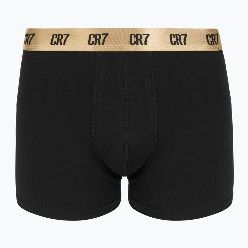 Bokserki męskie CR7 Basic Trunk 5 par 2321 black 2