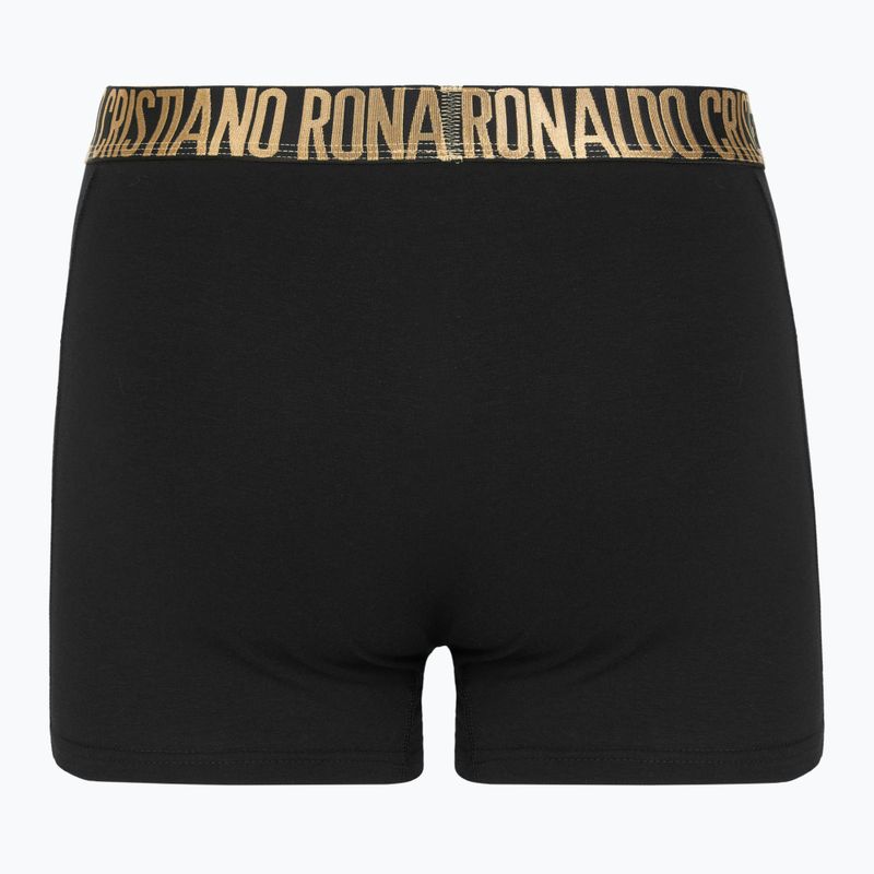 Bokserki męskie CR7 Basic Trunk 4 pary 2492 BLACK 4