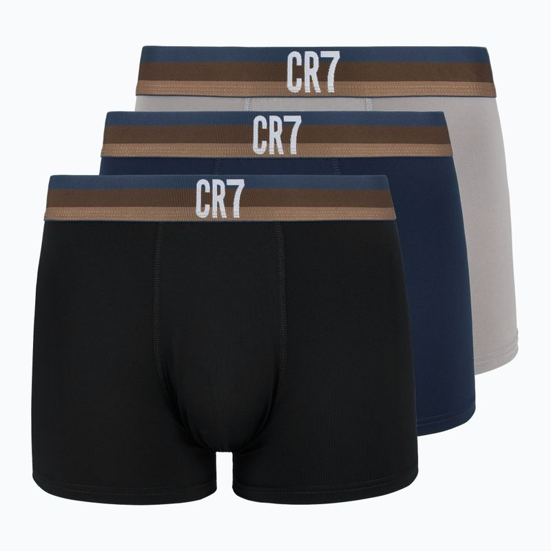 Bokserki męskie CR7 Basic Trunk 3 pary 2114 multicolour