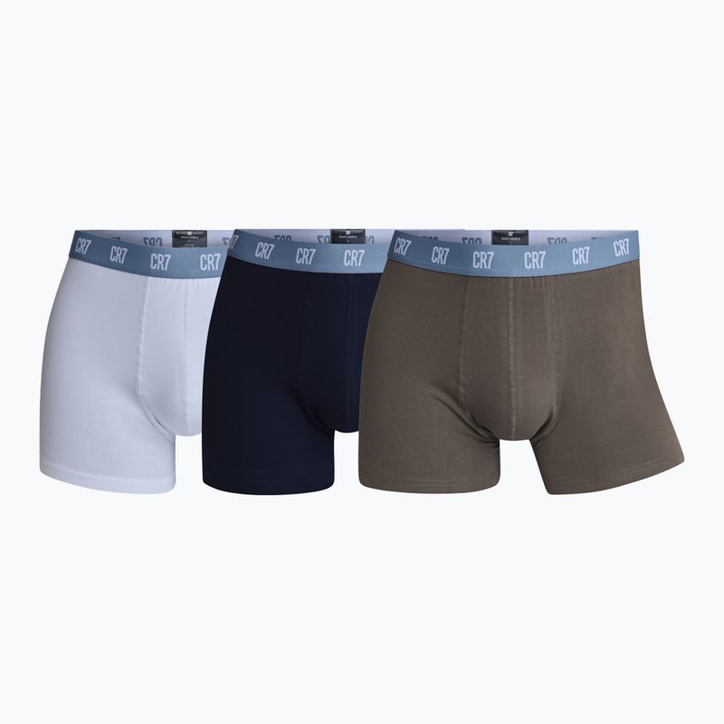 Bokserki męskie CR7 Basic Trunk 3 pary 712 multicolour