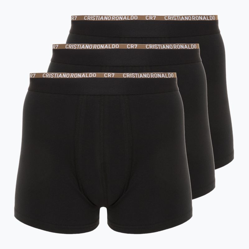 Bokserki męskie CR7 Basic Trunk 3 pary 2763 black