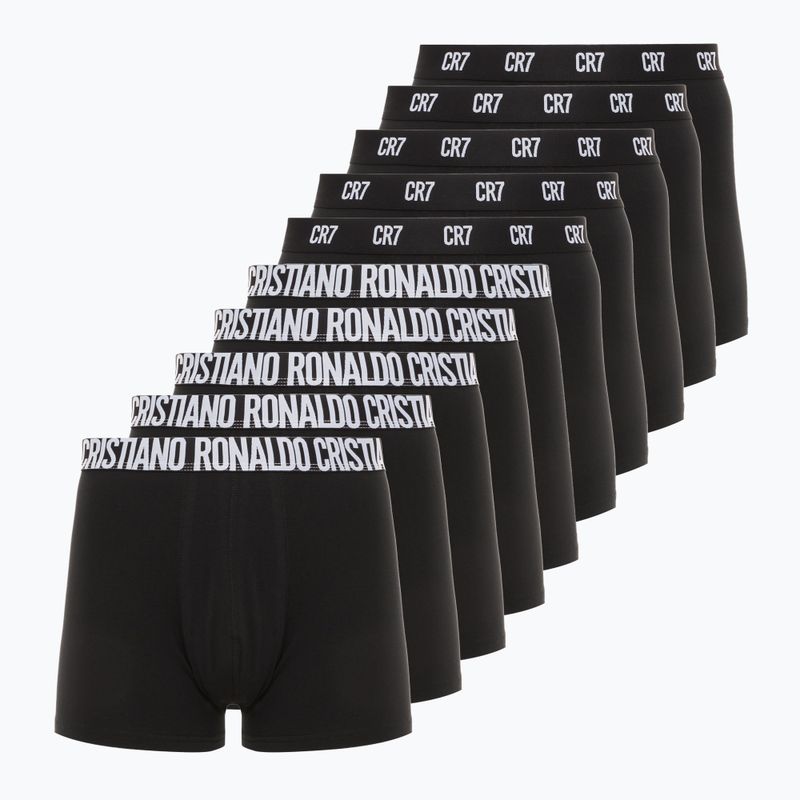 Bokserki męskie CR7 Basic Trunk 10 par black