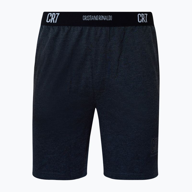 Piżama męska CR7 Pyjama Short dark grey melange 4