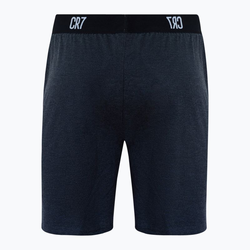 Piżama męska CR7 Pyjama Short dark grey melange 5