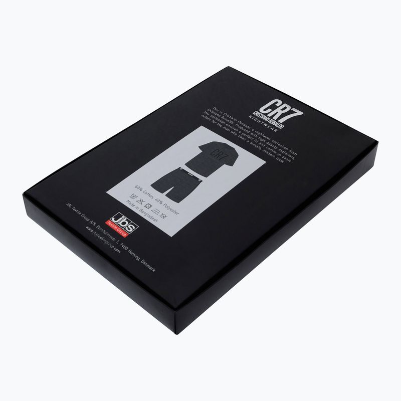 Piżama męska CR7 Pyjama Short dark grey melange 7