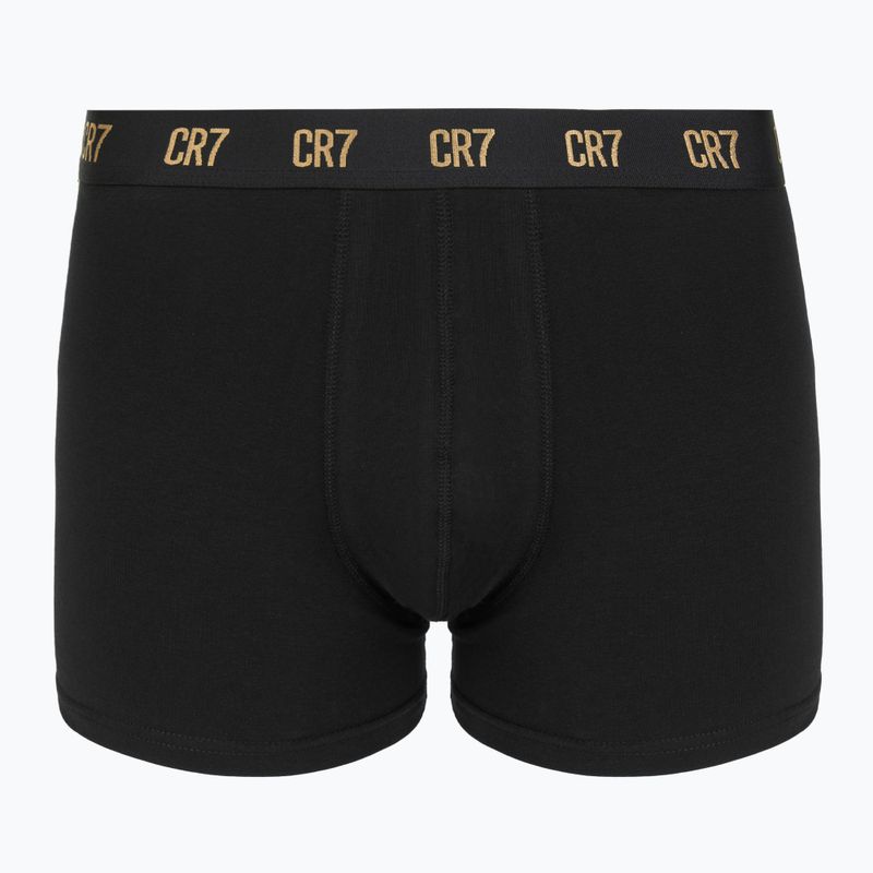 Bokserki męskie CR7 Basic Trunk 7 par 2816 black 2