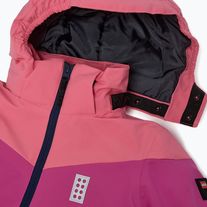 Kurtka narciarska dziecięca LEGO Lwjested 708 fuchsia 3