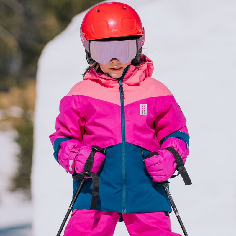 Kurtka narciarska dziecięca LEGO Lwjested 708 fuchsia 8