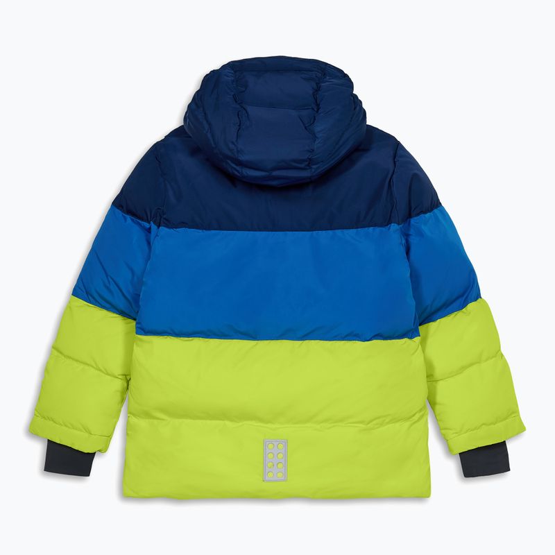 Kurtka narciarska dziecięca Lego Lwjaz 805 lime green 2