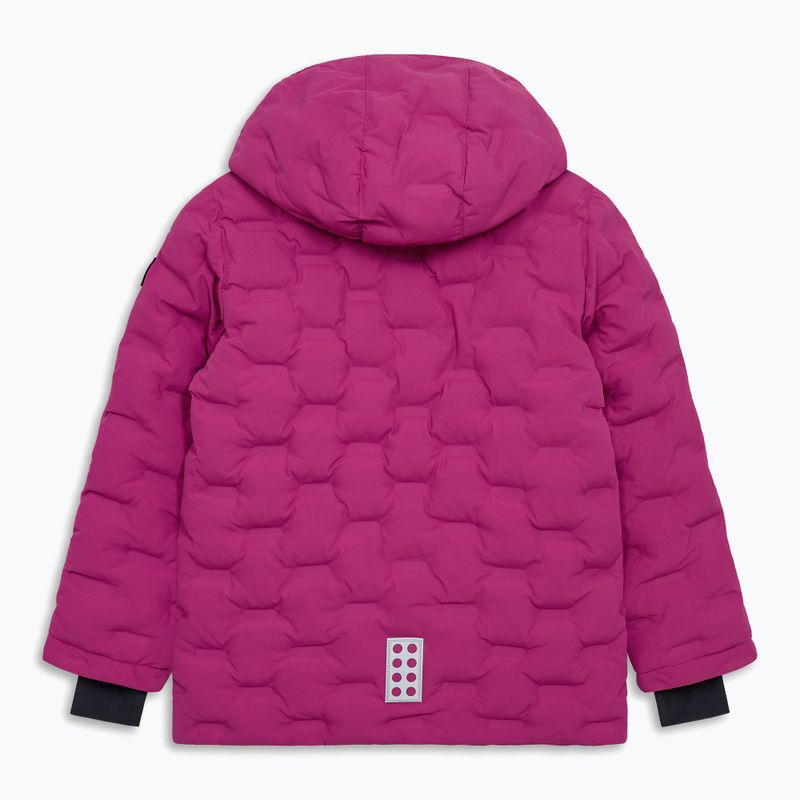 Kurtka narciarska dziecięca LEGO Lwjipe 706 fuchsia 2