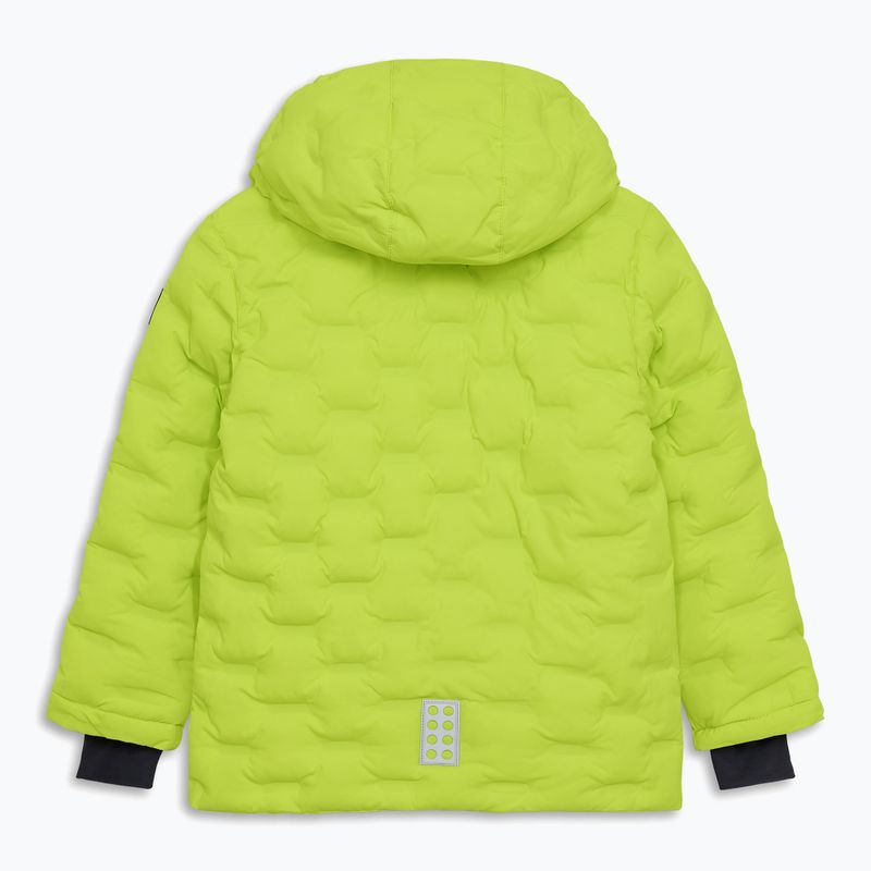 Kurtka narciarska dziecięca LEGO Lwjipe 706 lime green 2