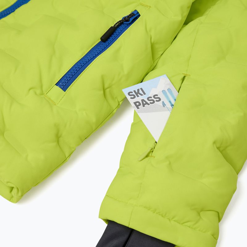 Kurtka narciarska dziecięca LEGO Lwjipe 706 lime green 4