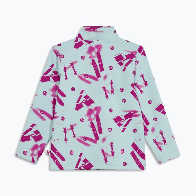 Bluza polarowa dziecięca LEGO Lwsian 710 Fleece fuchsia 2