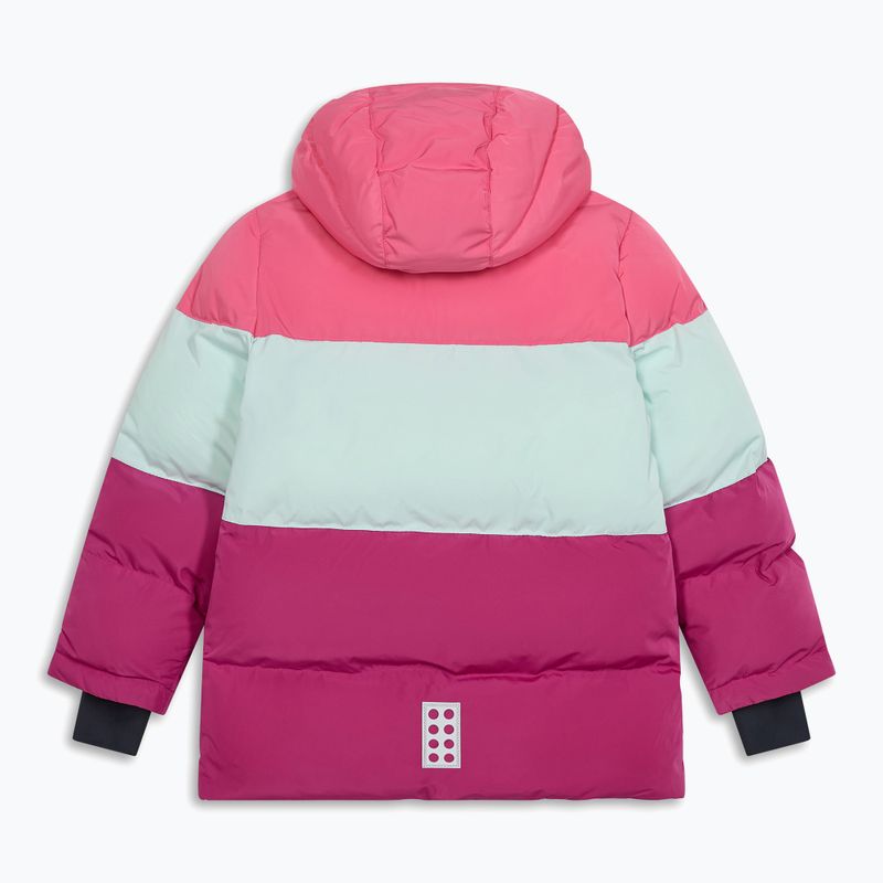 Kurtka narciarska dziecięca Lego Lwjaz 805 pink 2